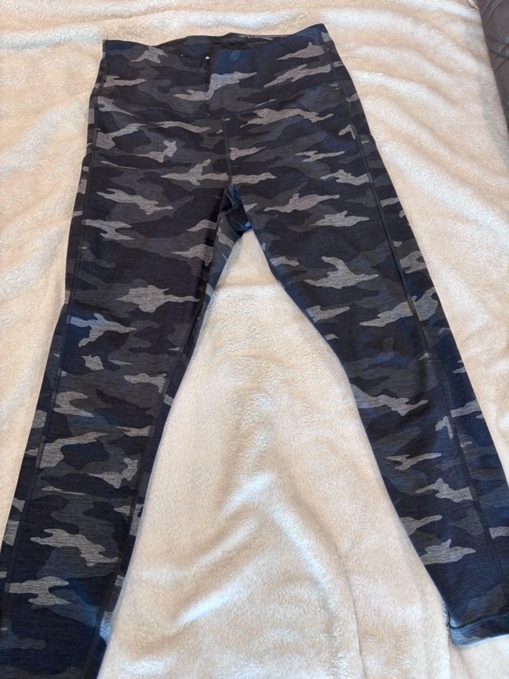 Athleta Camo Leggings - Black & Gray